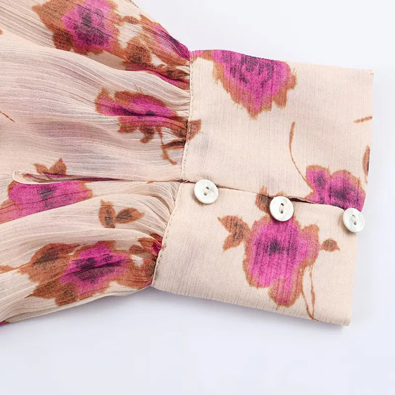 Blouse Alba – Élégance Florale