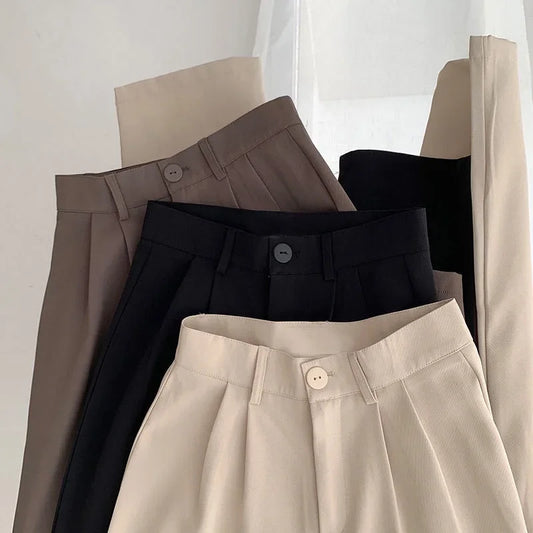 Elina Trousers – High-Waisted Tailored Trousers