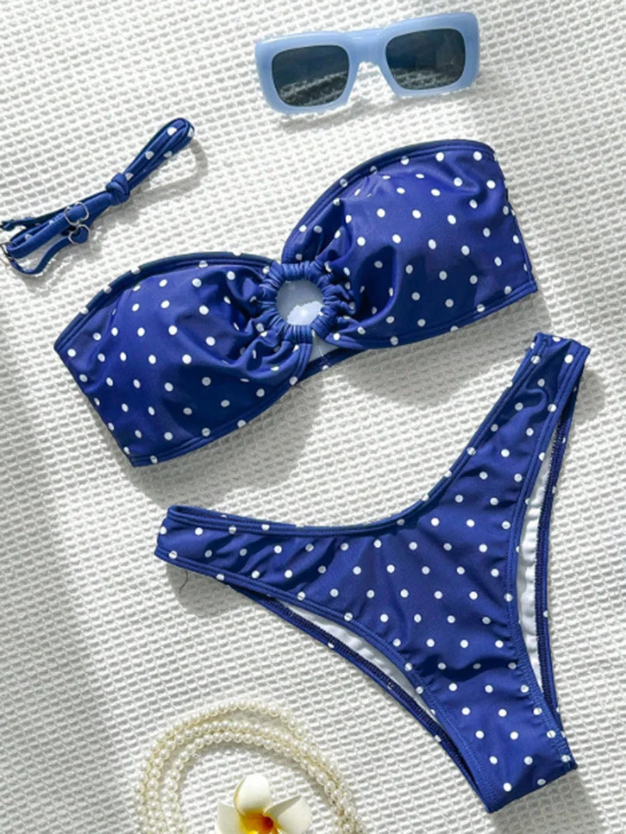 Bikini Riviera – Bikini Bandeau à Pois