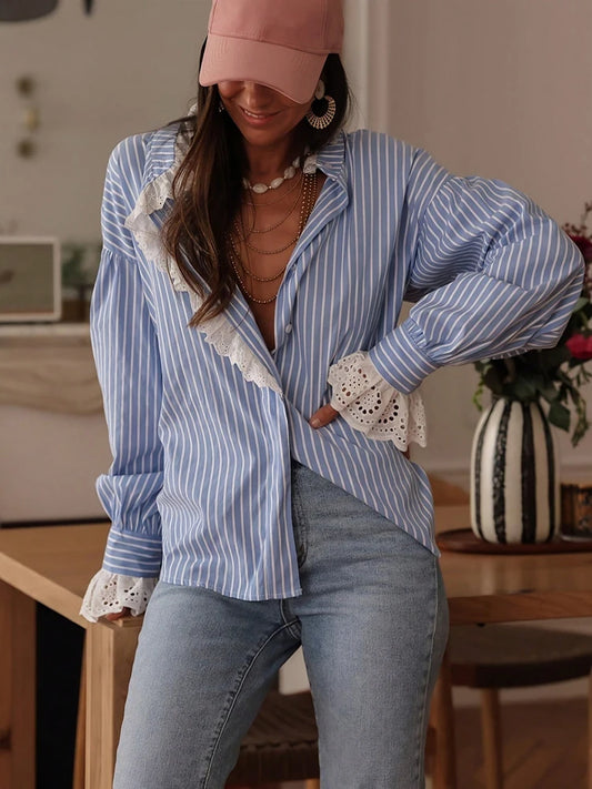 Elise Shirt – Riviera Lace