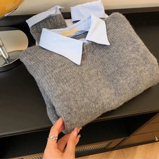 Elise Jumper – Signature Collar