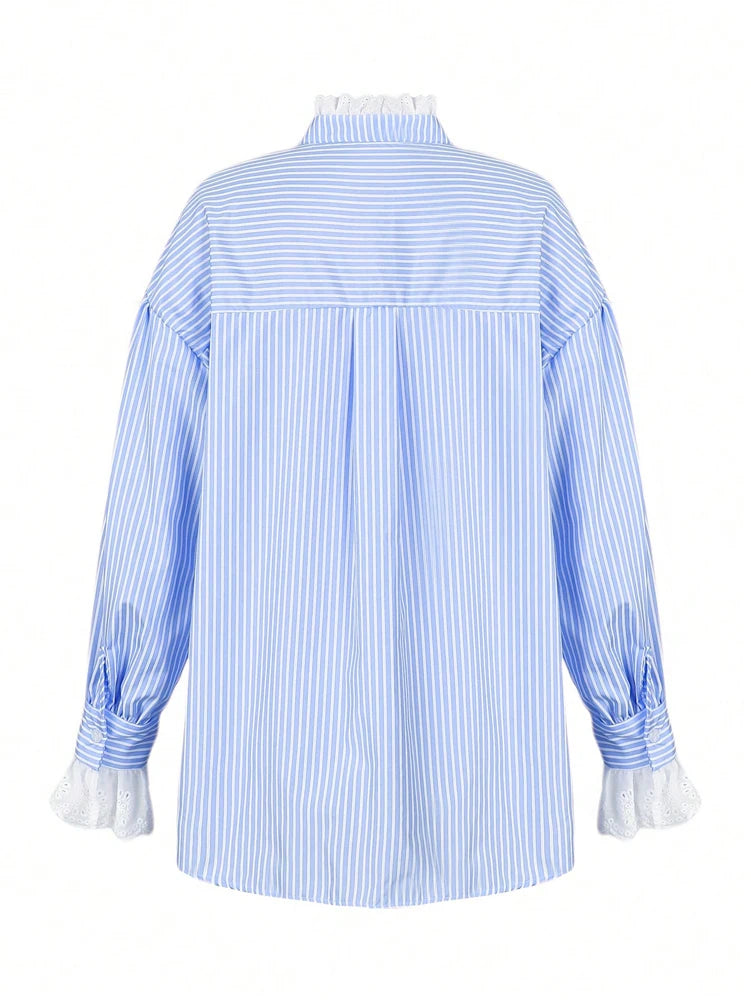 Chemise Élise – Dentelle Riviera