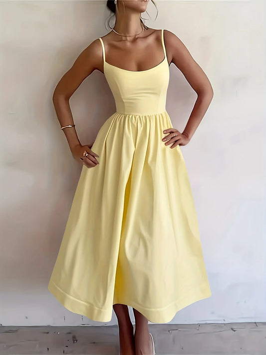 Élina Dress – Minimalist Long Dress