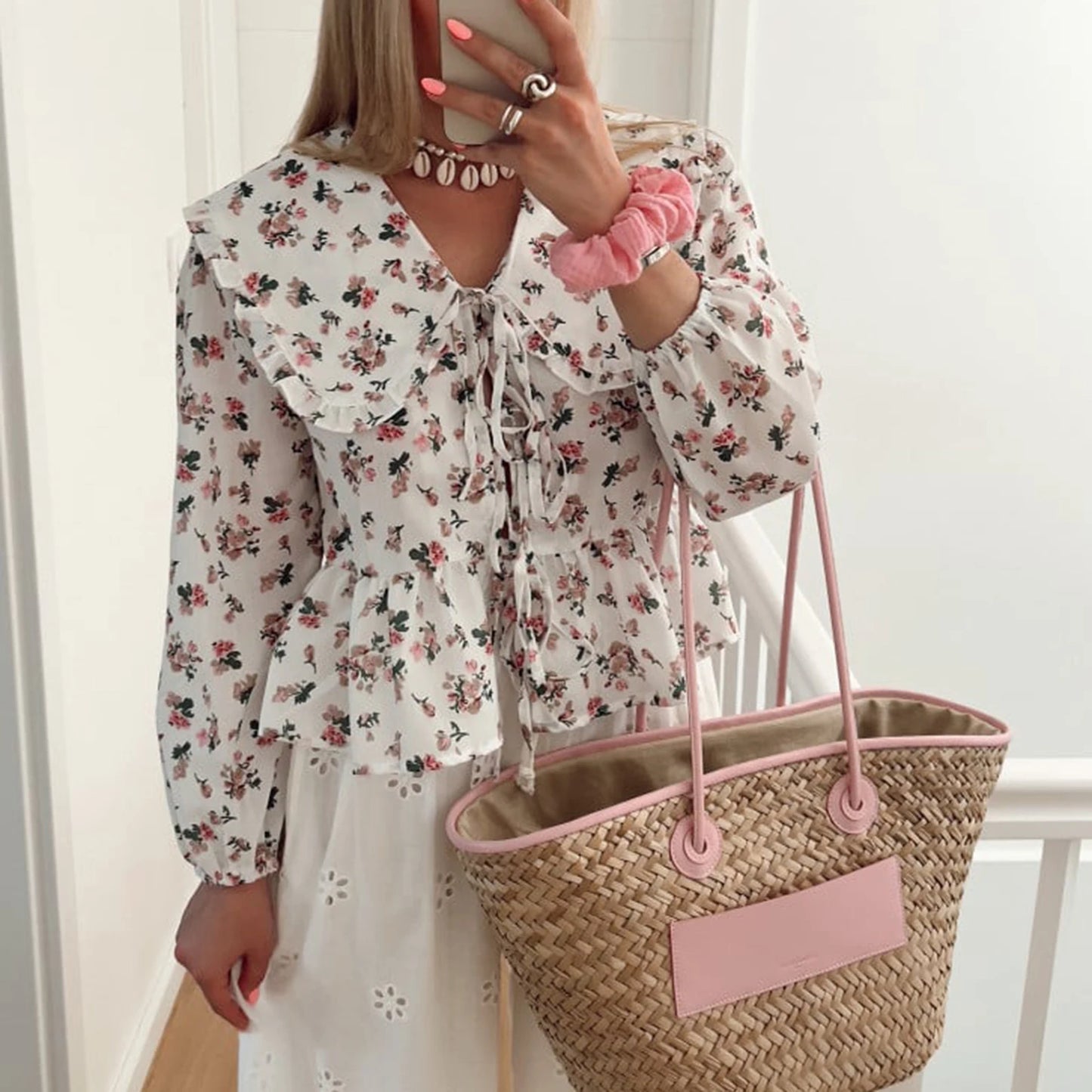 Blouse Élise – Prairie Fleurie