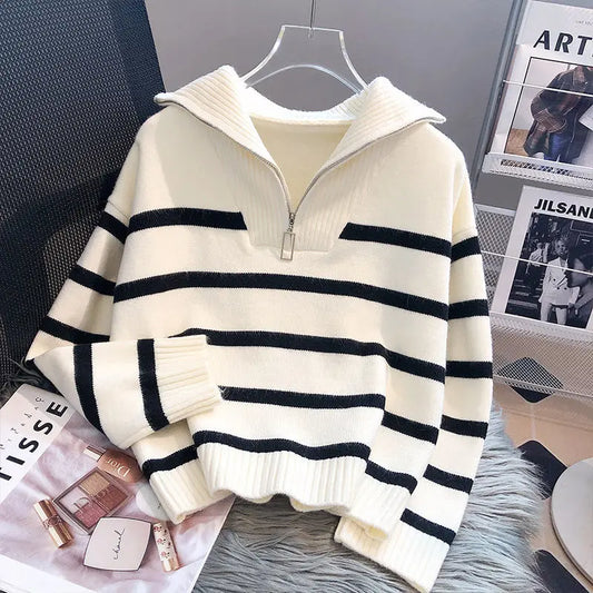 Pull Léonie – Rayures d'Hiver