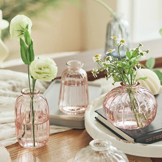 Elia Vase – Minimalist Transparent Glass Vase