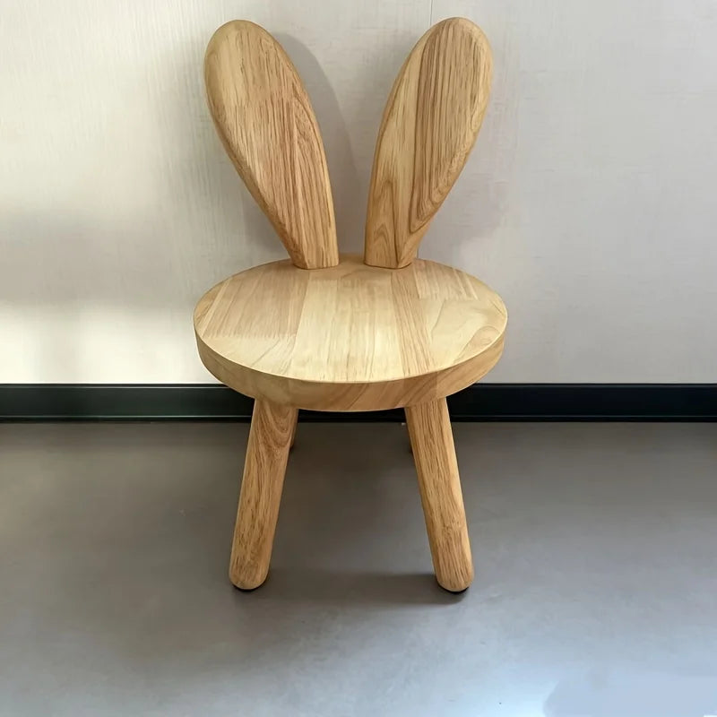 Tabouret Léo – Tabouret Enfant en Bois Oreilles de Lapin