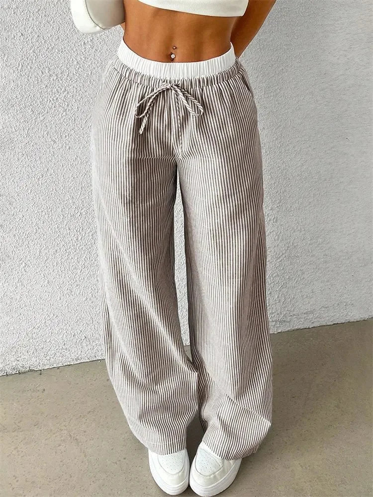 Pantalon Camille – Palazzo Rayé