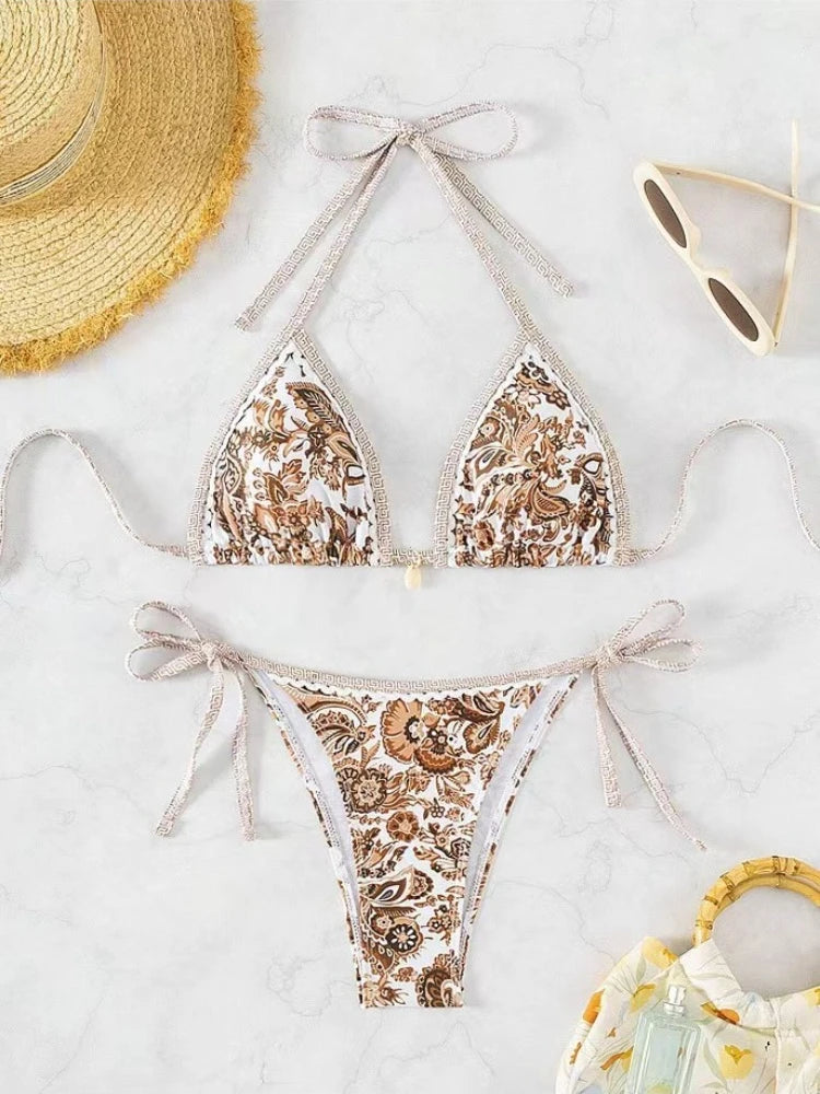 Bikini Azura – Bikini Triangle Imprimé