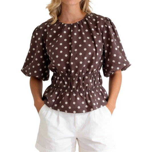 Élise Top – Polka Dot Chic