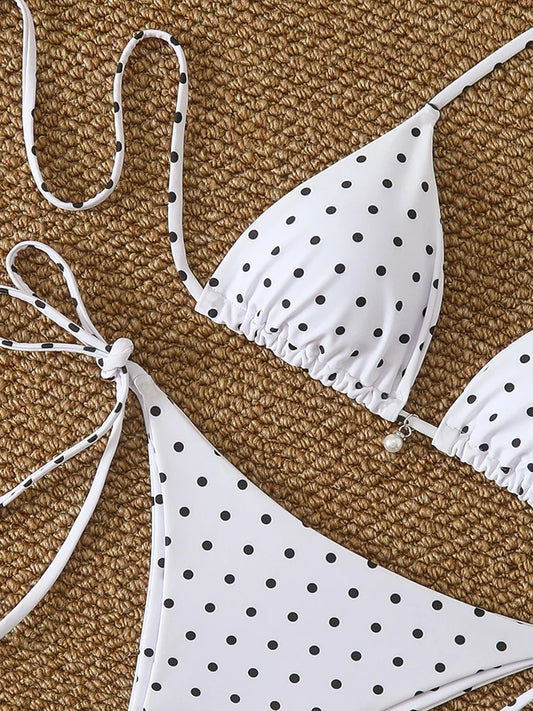 Perla Bikini – Polka Dot Print 2-Piece Bikini