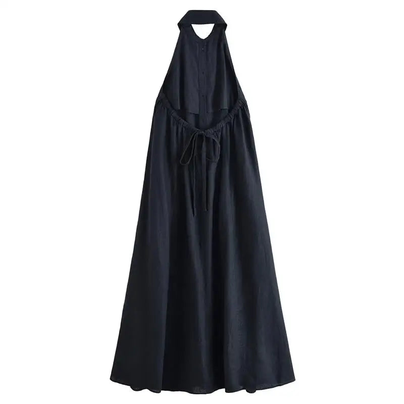 Robe Soléna – Robe Midi Élégante Dos Nu