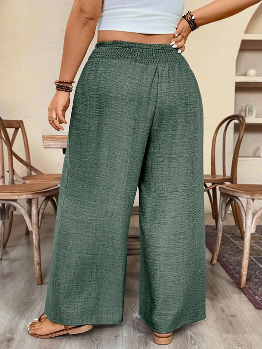 Elina Trousers – High-Waisted Flowy Trousers