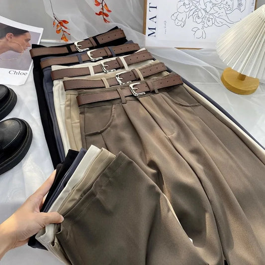 Élina Trousers – High-Waisted Tailored Trousers