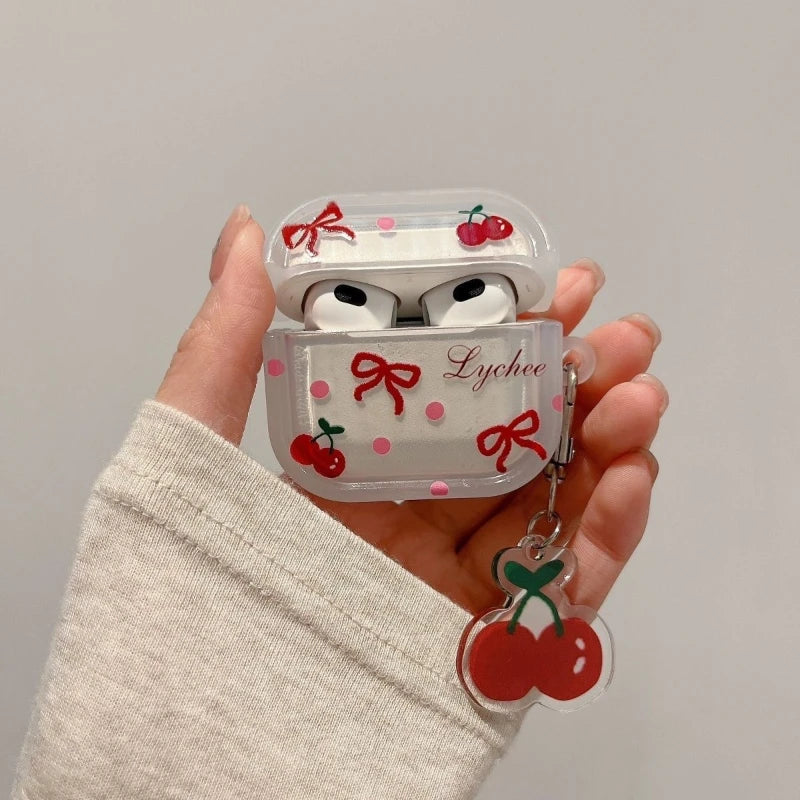 Coque Luna – Cerises & Nœud