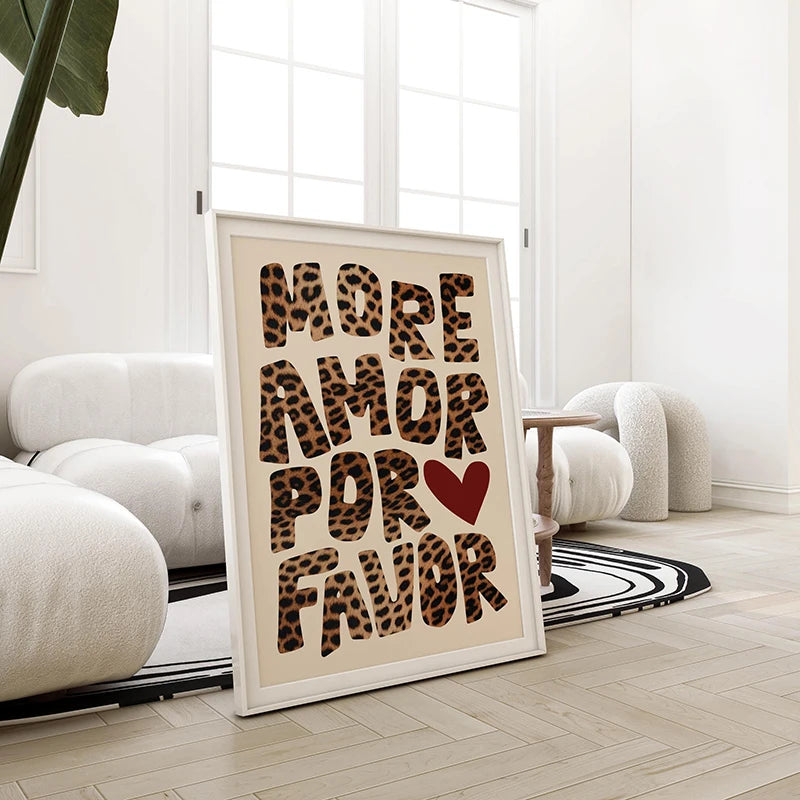 Affiche Savannah – Toile Murale Léopard Chic