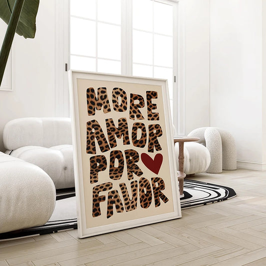 Savannah Poster – Chic Leopard Wall Canvas