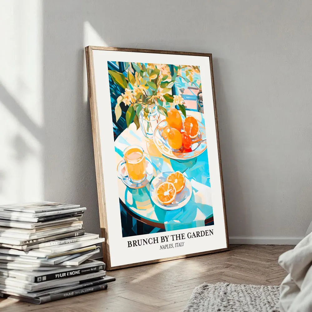 Affiche Capri – Toile Murale "La Dolce Vita" Citrons de Capri