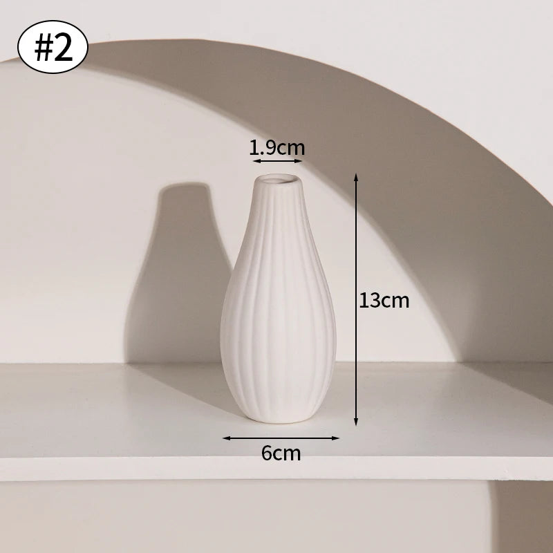 Vase Alba – Vase Décoratif en Céramique Minimaliste