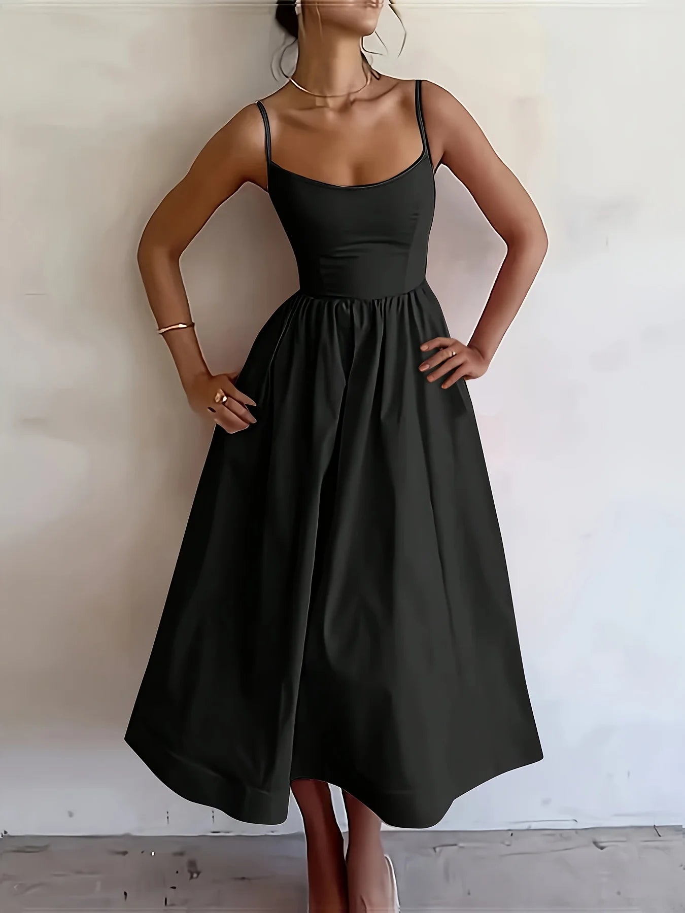 Robe Élina – Robe Longue Minimaliste