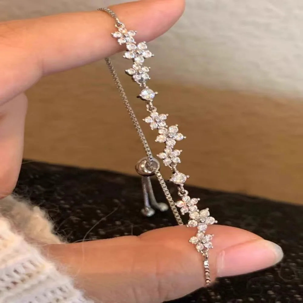 Bracelet Flora – Bracelet Fleur Perlée