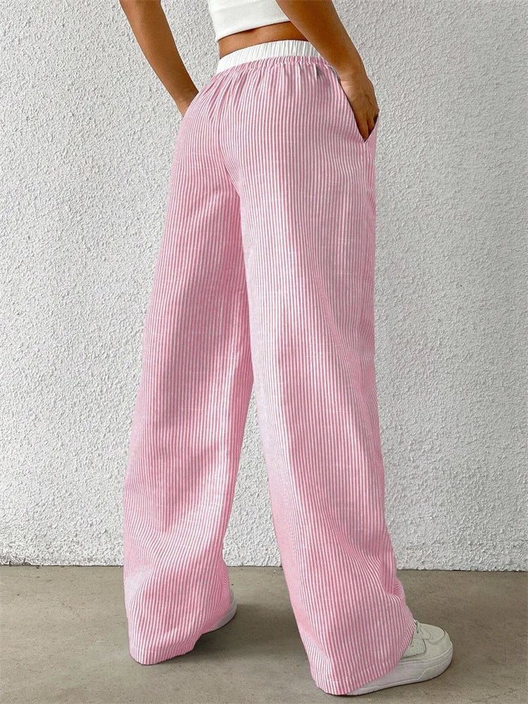 Pantalon Camille – Palazzo Rayé