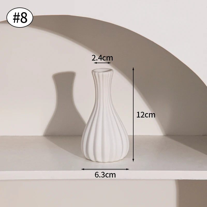 Vase Alba – Vase Décoratif en Céramique Minimaliste