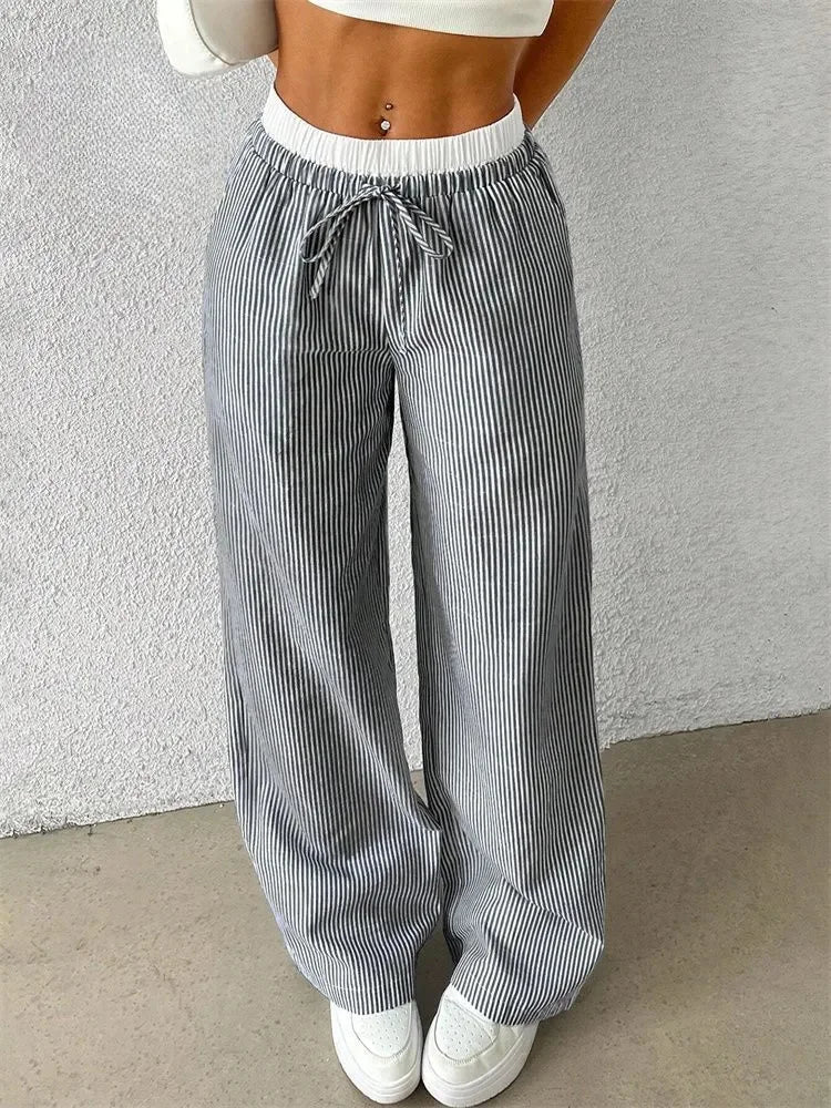 Pantalon Camille – Palazzo Rayé