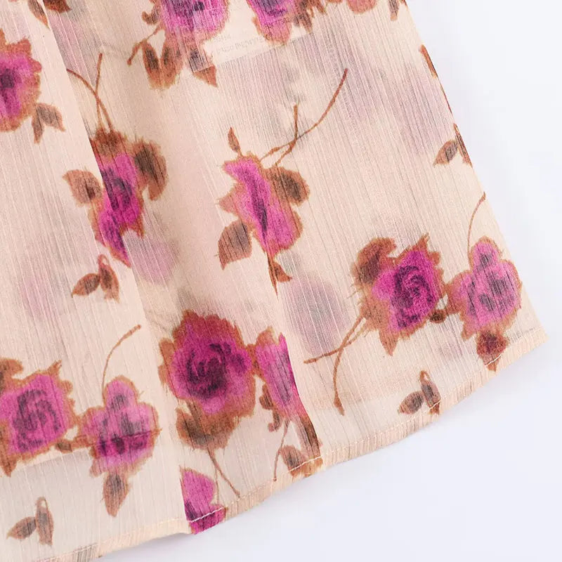 Blouse Alba – Élégance Florale