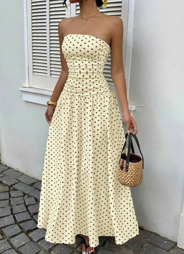 Robe Léna – Pois Élégance