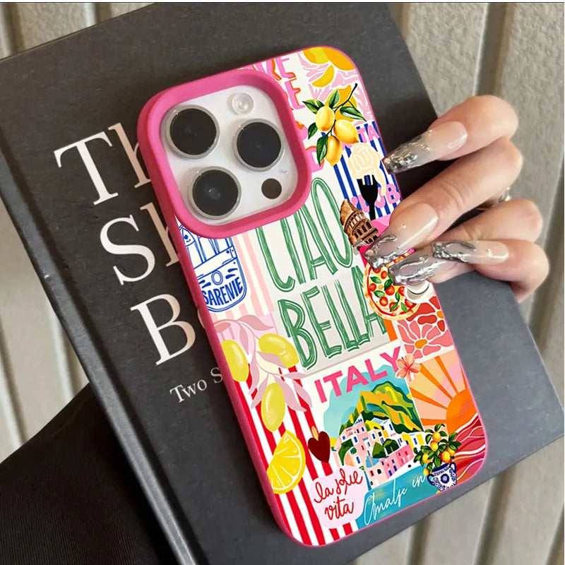 Coque Luna – Collage Citronné