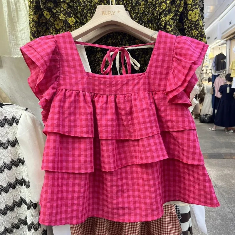 Blouse Élise – Volants Romantiques
