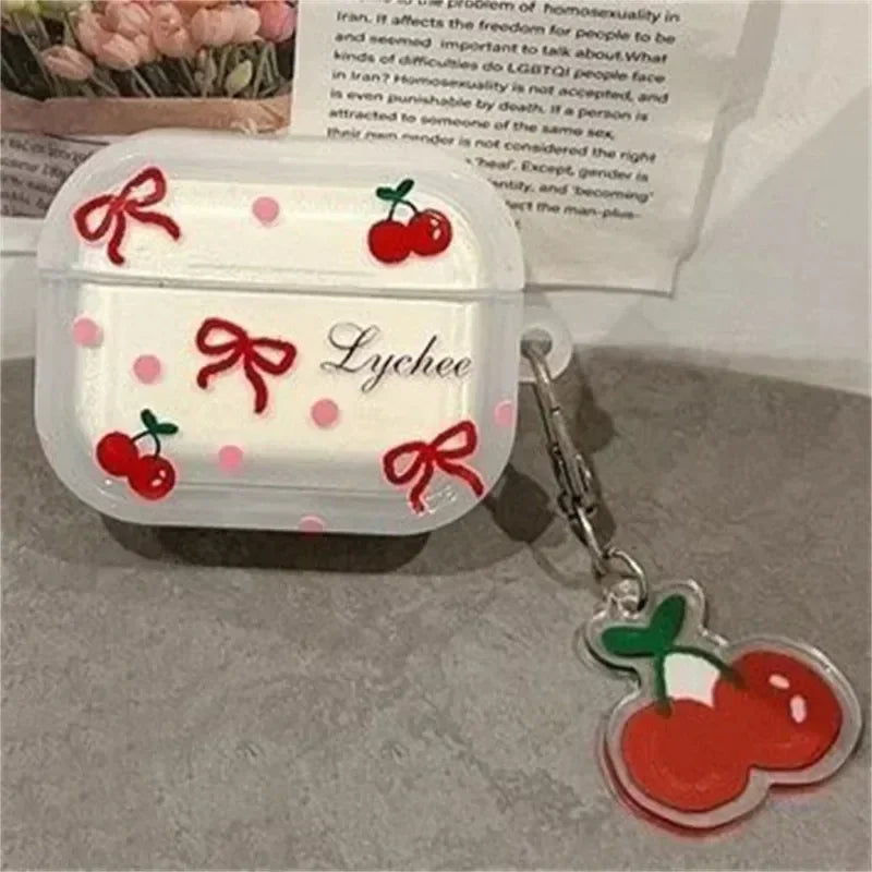 Coque Luna – Cerises & Nœud