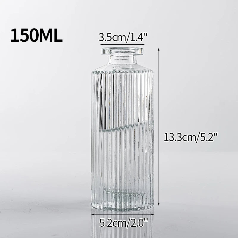 Vase Élia – Vase en Verre Transparent Minimaliste