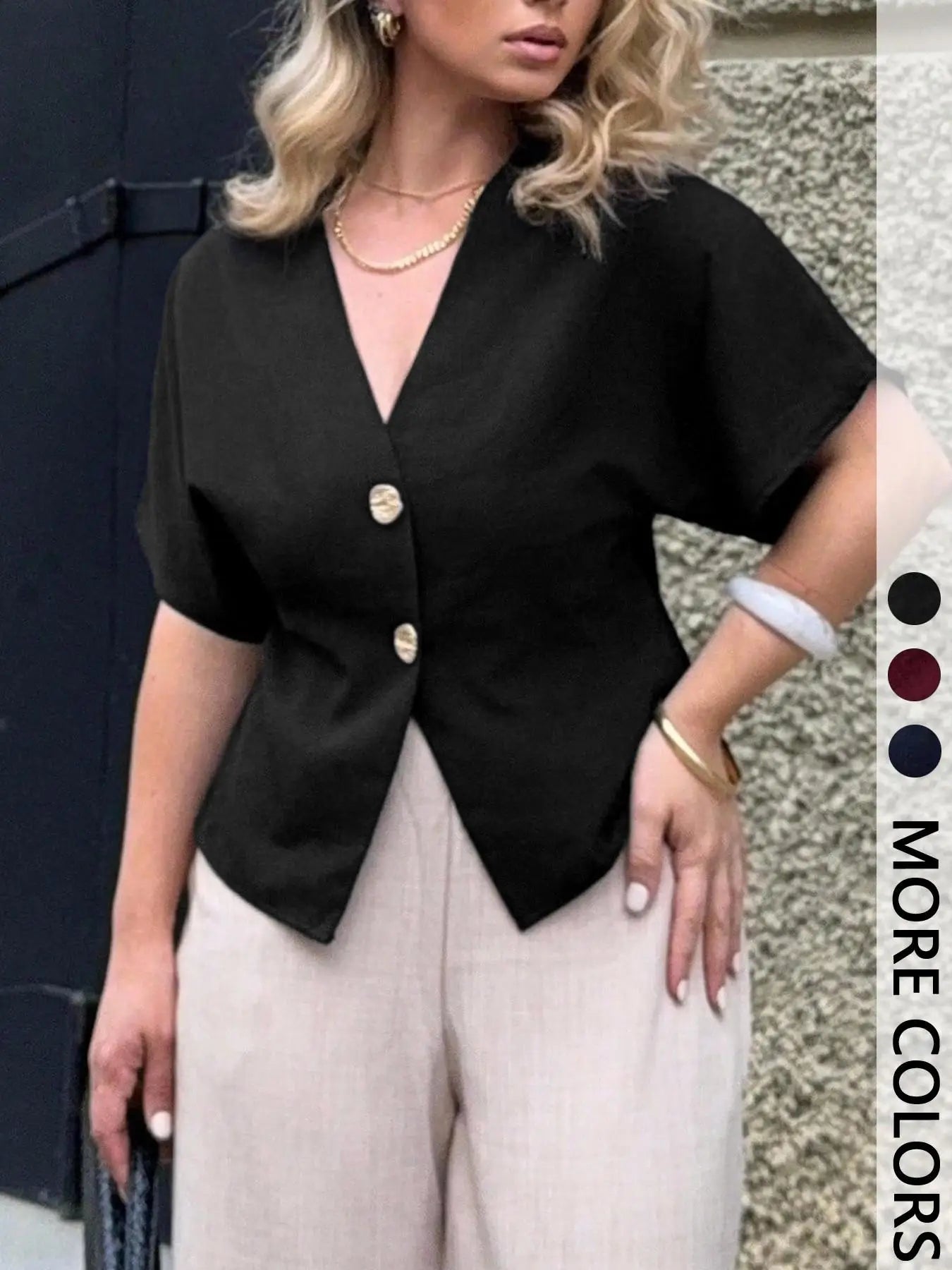 Chemise Élise – Dorée Élégance