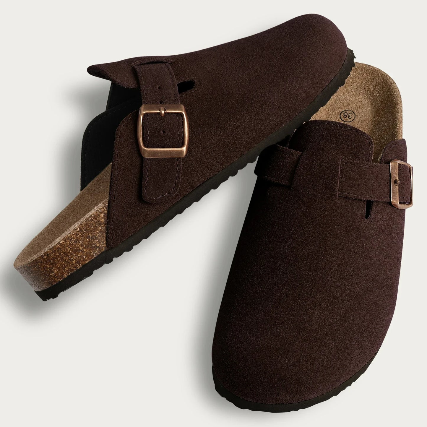 Mules Alma – Sabots en Daim & Liège