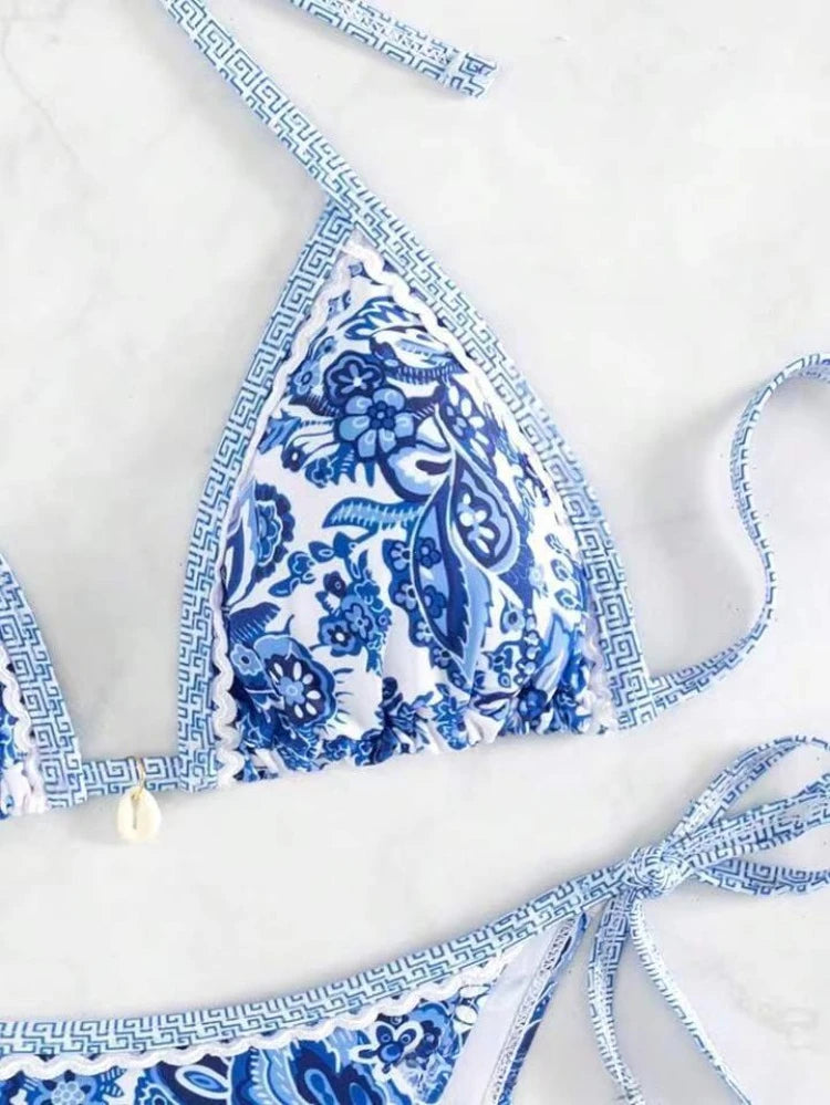 Bikini Azura – Bikini Triangle Imprimé