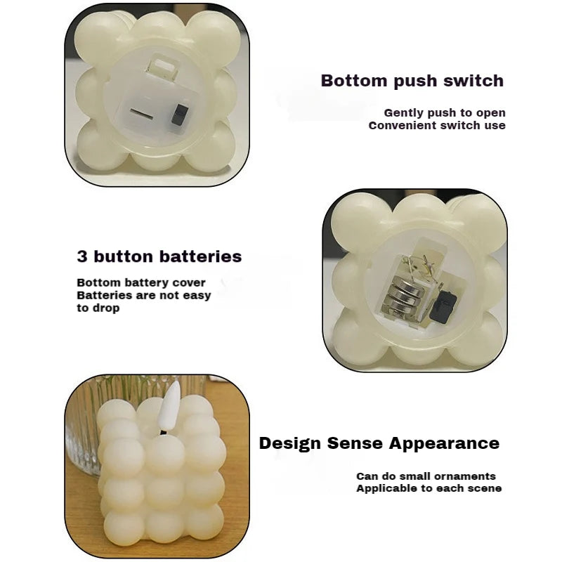 Bougie Luma – Bougie LED Vintage à Lumière Chaleureuse