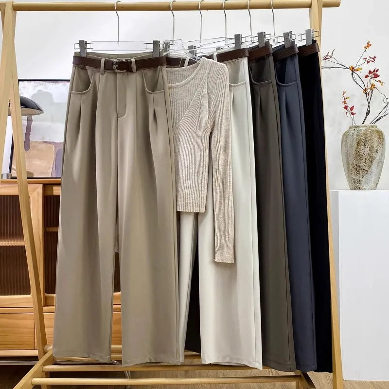 Pantalon Élina – Pantalon Tailleur Taille Haute