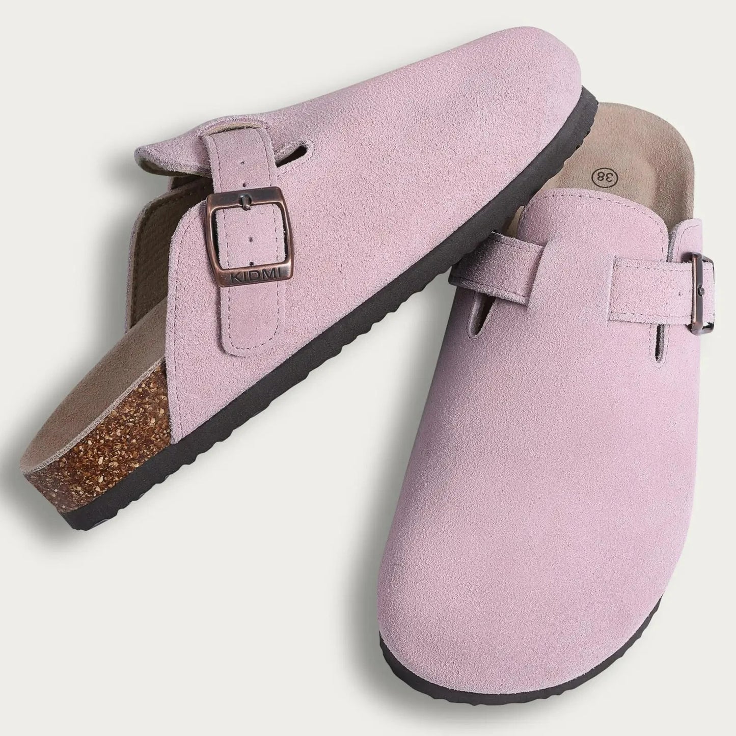 Mules Alma – Sabots en Daim & Liège