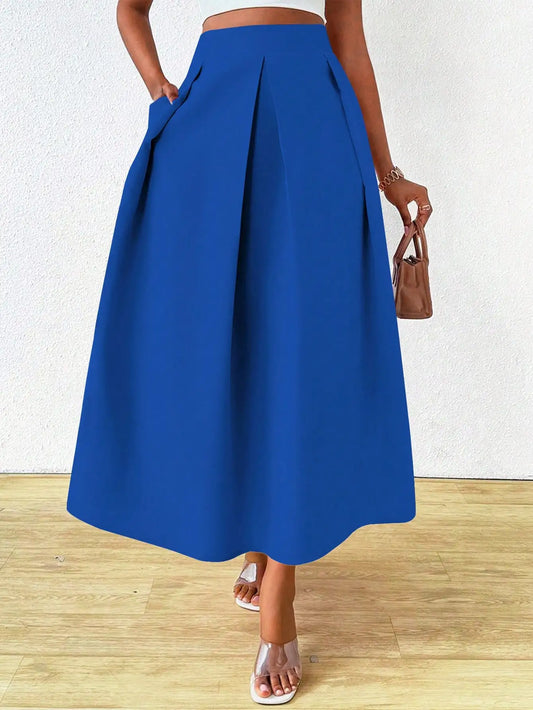 Althéa Skirt – Long Pleated Skirt
