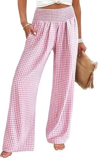 Pantalon Camille – Vichy Élégance