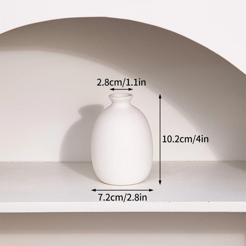 Vase Alba – Vase Décoratif en Céramique Minimaliste