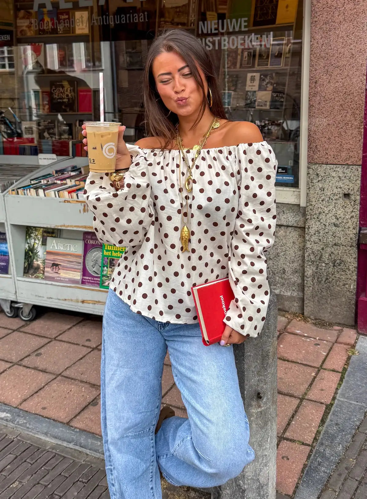 Blouse Élise – Pois Romantiques