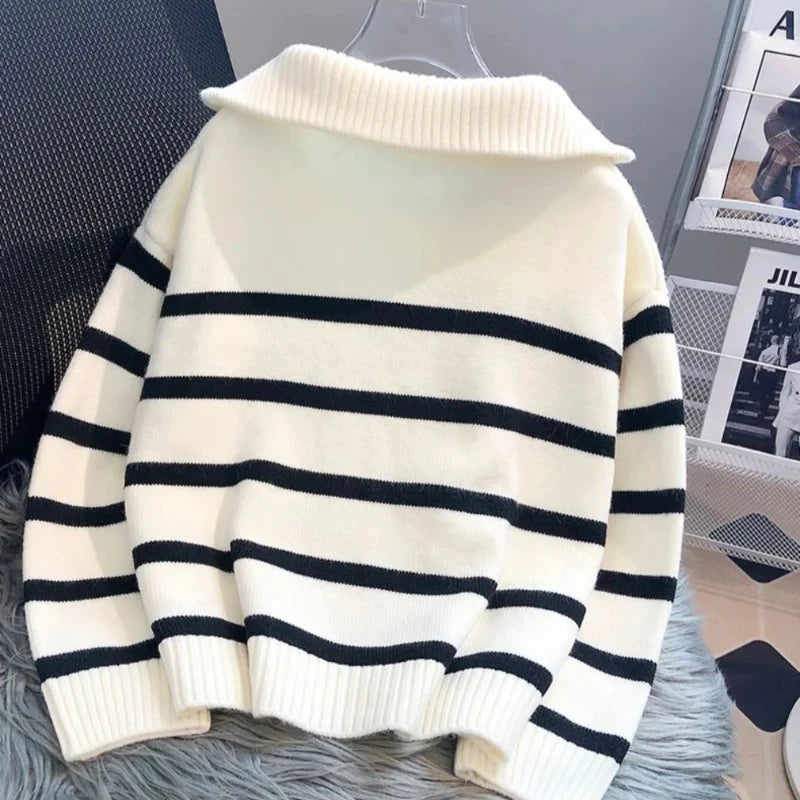 Pull Léonie – Rayures d'Hiver