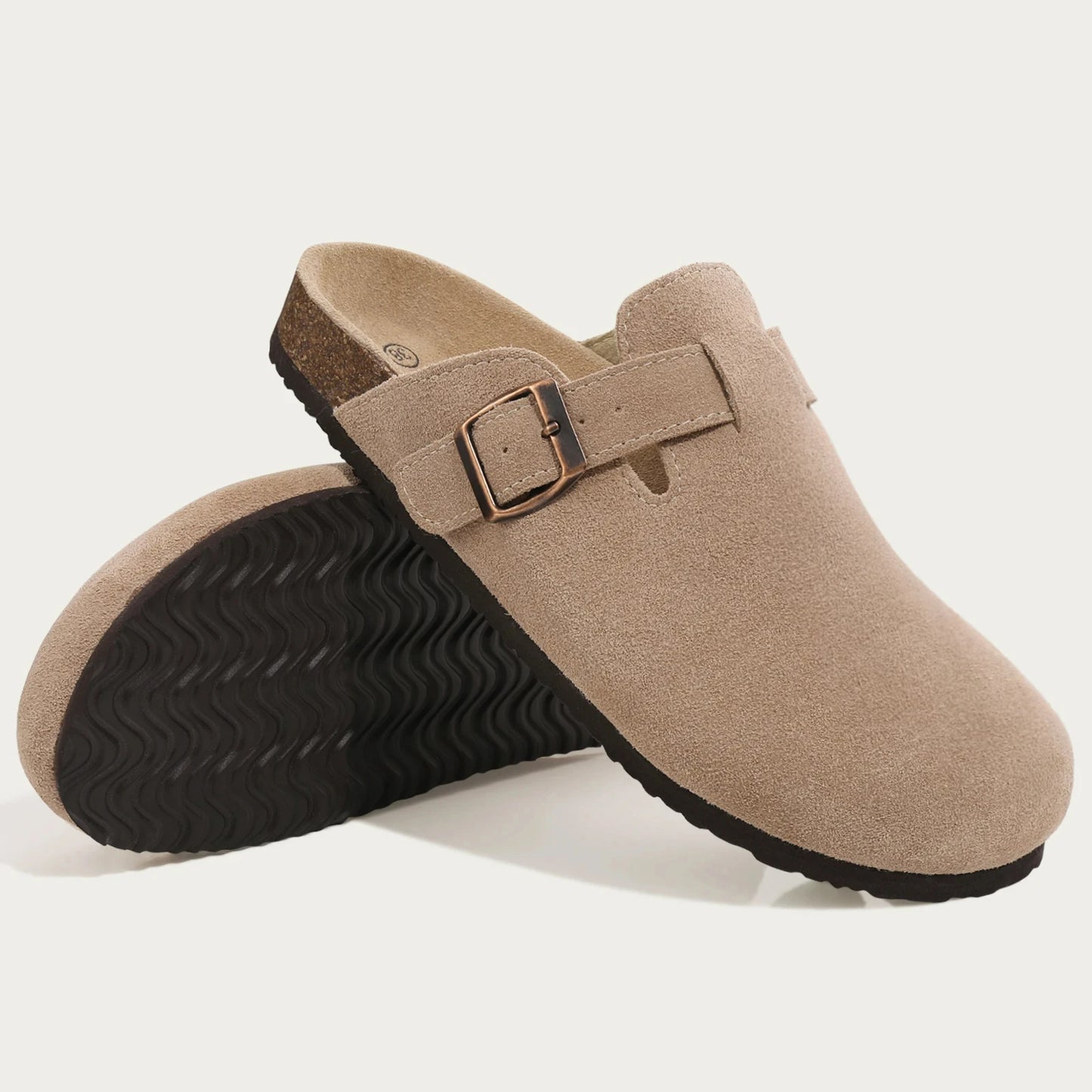Mules Alma – Sabots en Daim & Liège