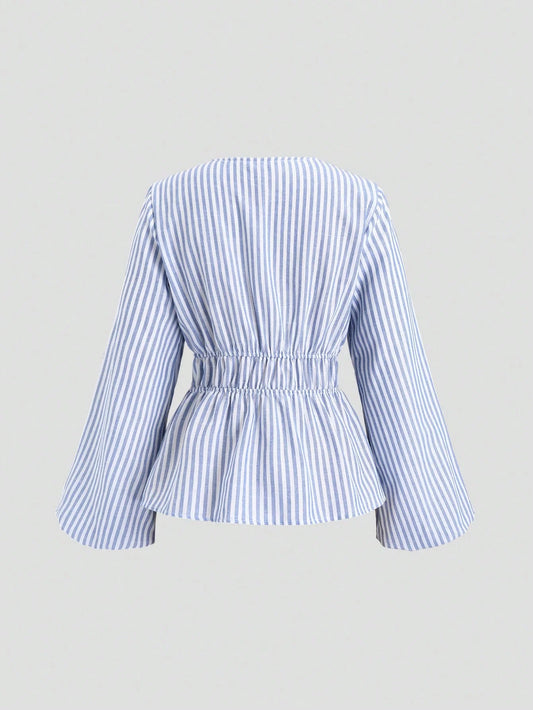 Chemise Livia – Nœud Rayé