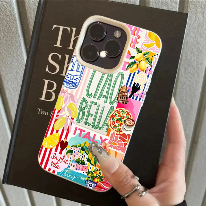Coque Luna – Collage Citronné