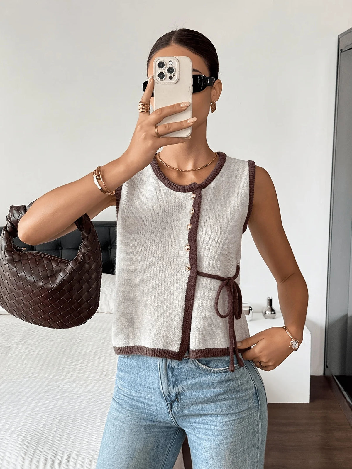 Gilet Léna – Contraste Chic