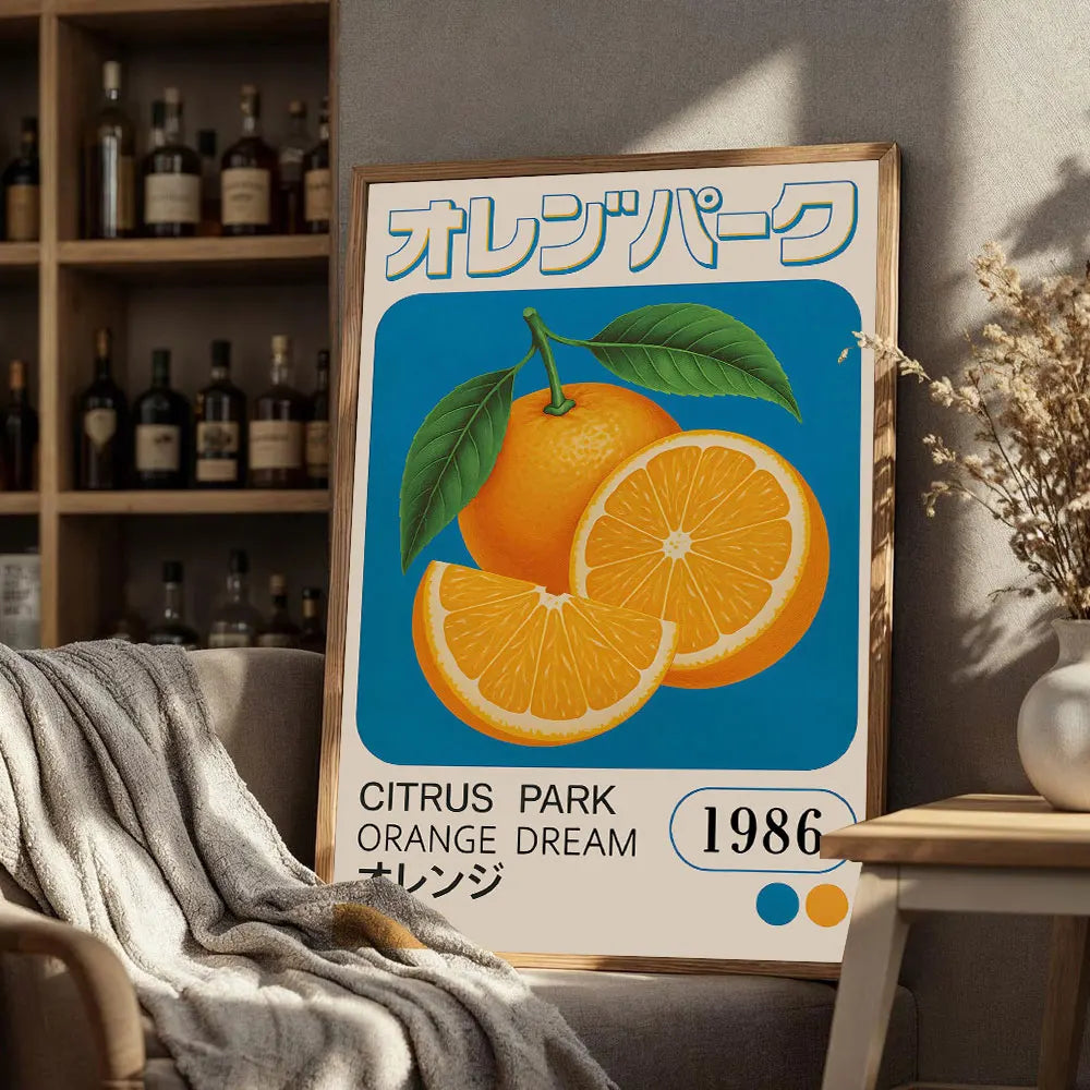 Affiche Capri – Toile Murale "La Dolce Vita" Citrons de Capri